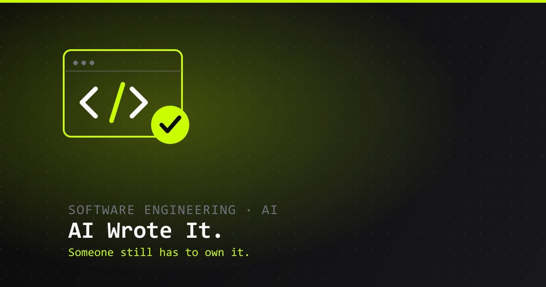 AI-generated code reviewed by an experienced engineer