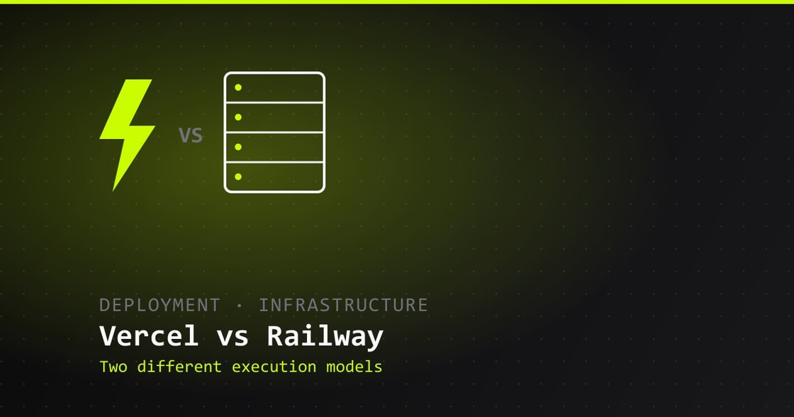 Vercel vs Railway deployment platform comparison