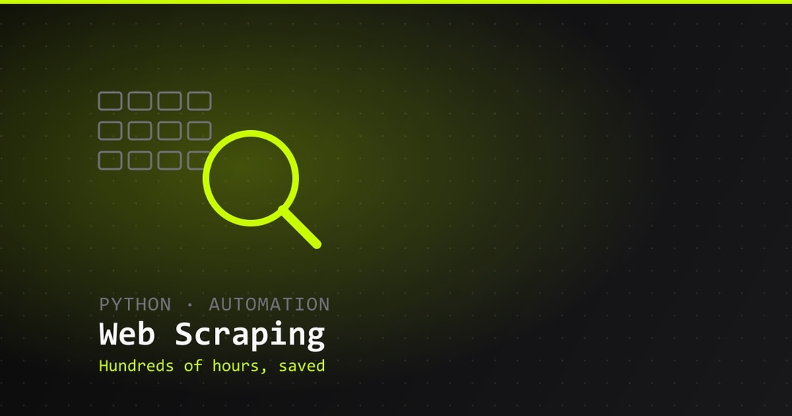 Web scraping automation saving businesses hundreds of hours